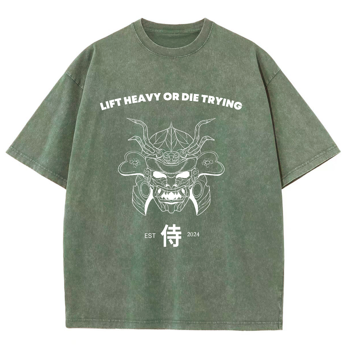 Lift Heavy Or Die Trying Unisex Fit Washed Oversized T-Shirt-moweekender