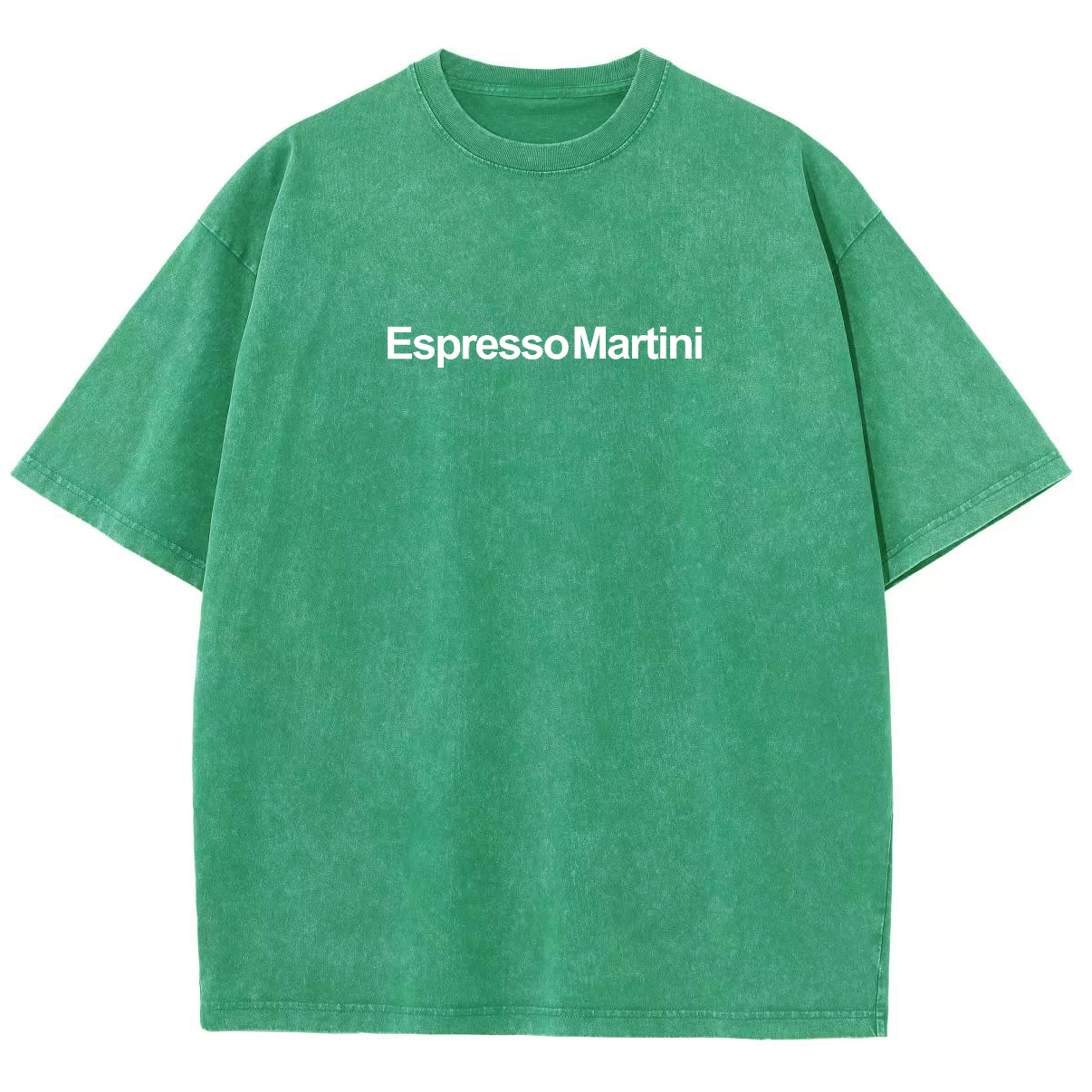 Espresso Martini Unisex Fit Washed Oversized T-Shirt-moweekender