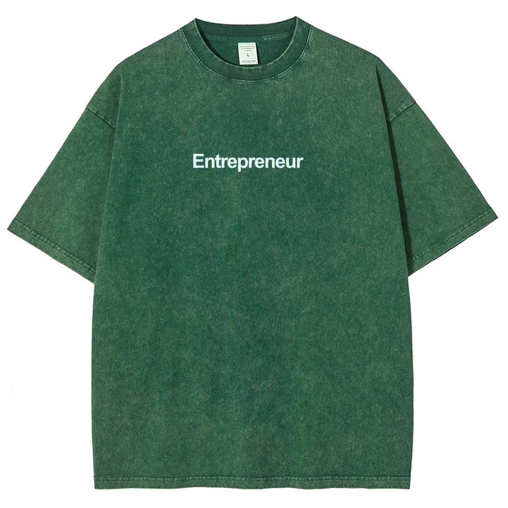Entrepreneur Unisex Fit Washed T-Shirt-moweekender