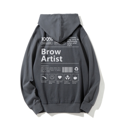 Brow Artist Casual Hoodie-moweekender