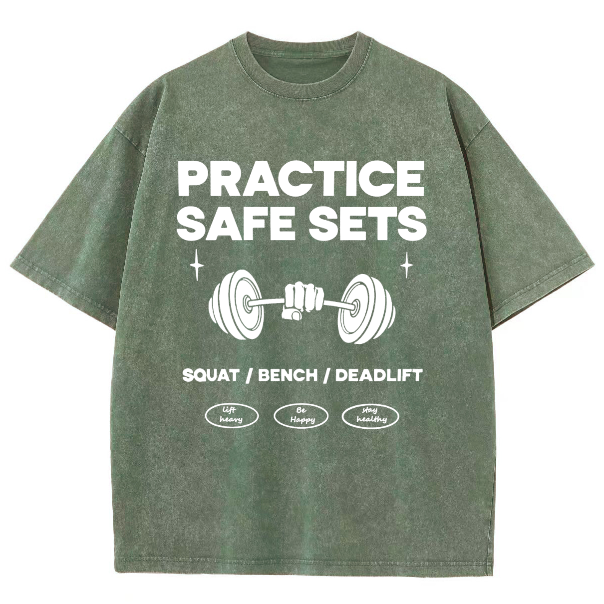 Practice Safe Sets Unisex Fit Washed T-Shirt-moweekender