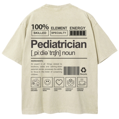 Pediatrician Unisex Fit Washed T-Shirt