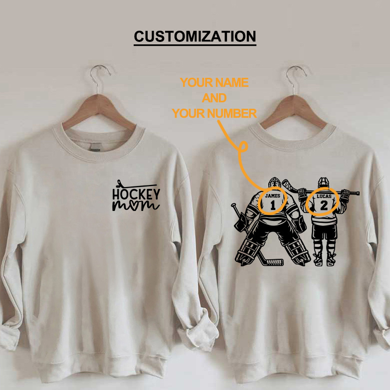 Hockey Player Printed Sweatshirt-moweekender