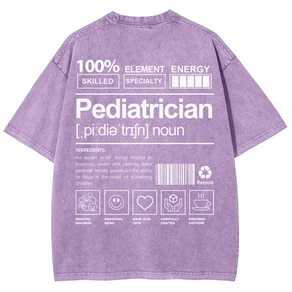 Pediatrician Unisex Fit Washed T-Shirt