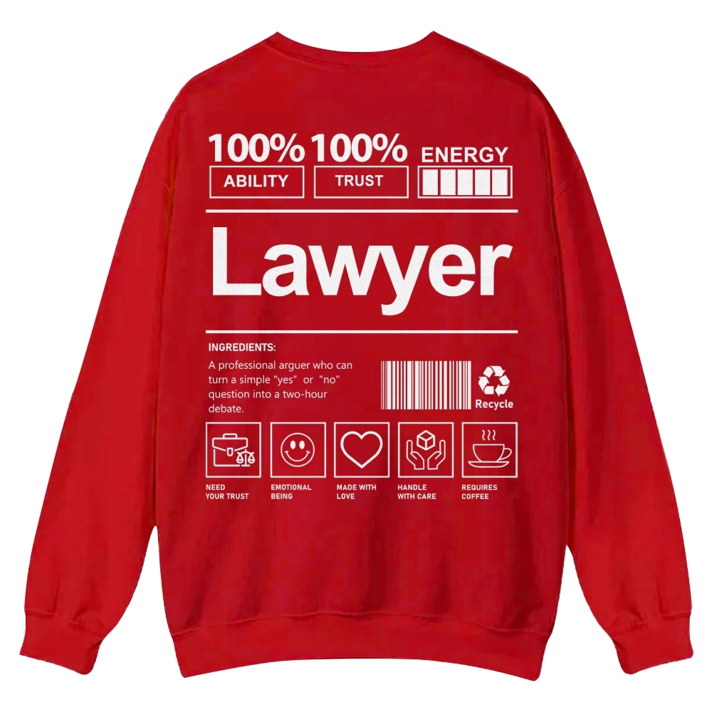 Lawyer Casual Crewneck Sweatshirt