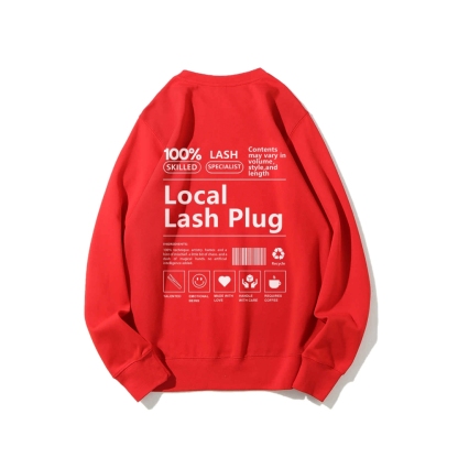 Local Last Plug Long Sleeved Round Neck Sweatshirt-moweekender