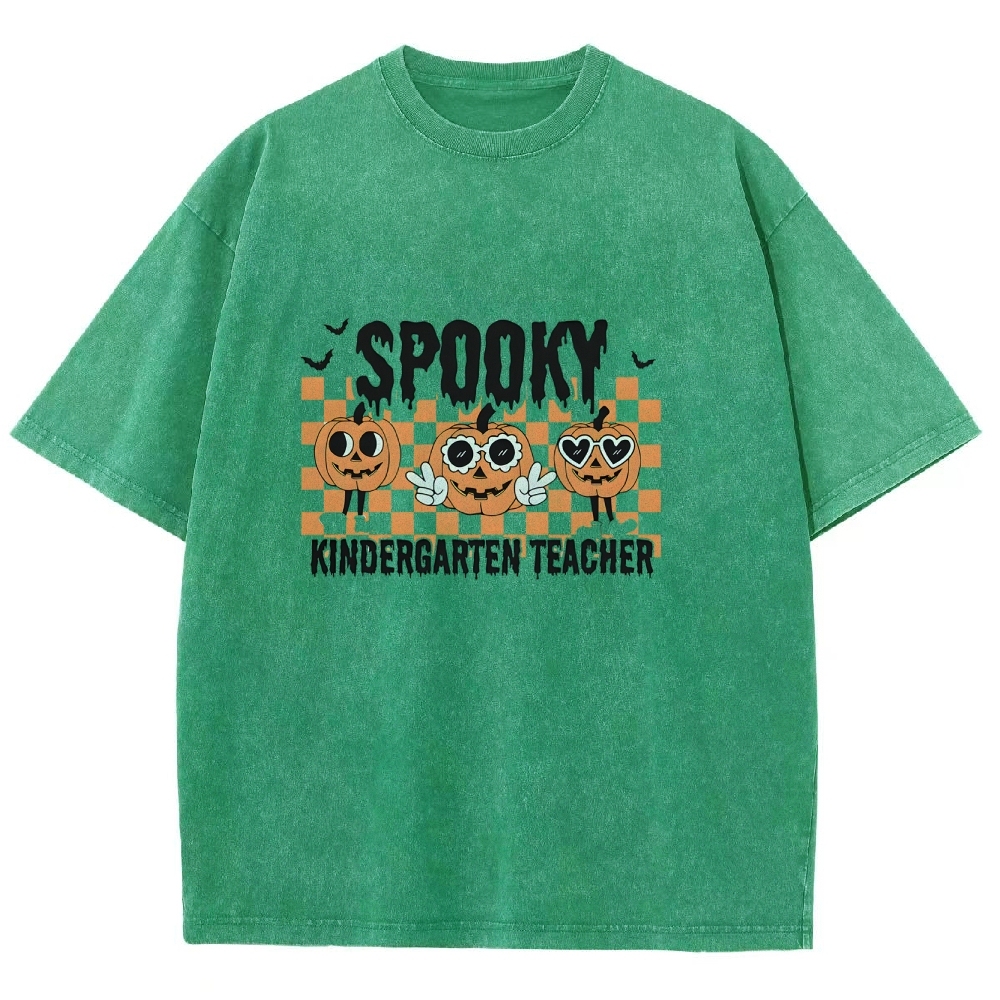 Halloween Unisex Fit Washed T-Shirt-moweekender