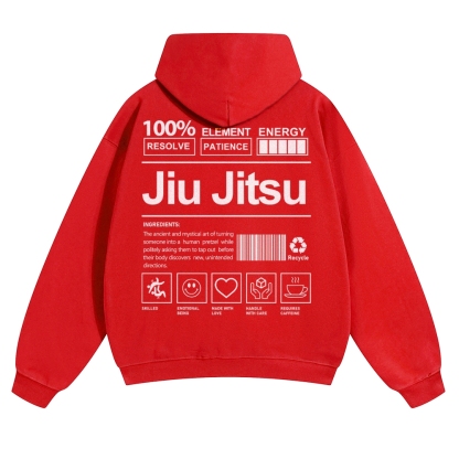 Jiu Jitsu Unisex Casual Anime Print Hoodie-moweekender