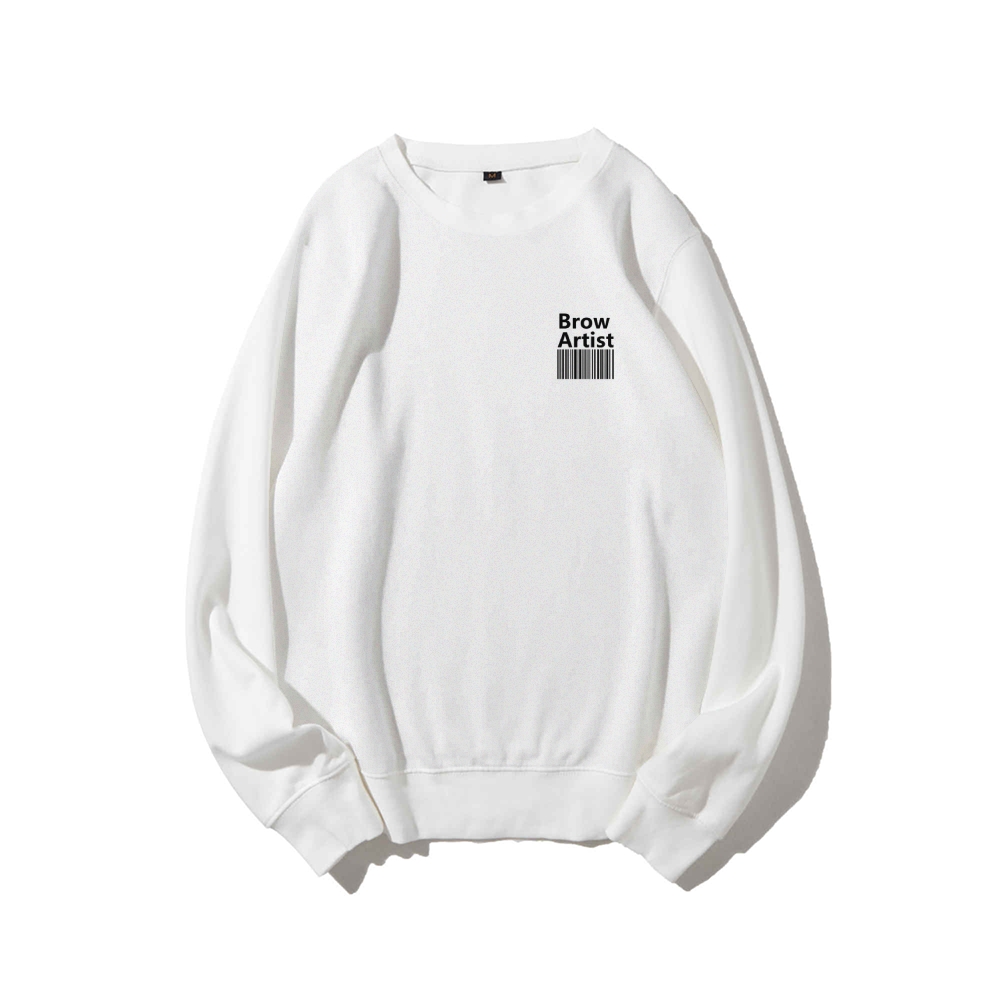 Brow Artist Casual Crewneck Sweatshirt-moweekender