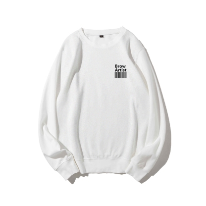 Brow Artist Casual Crewneck Sweatshirt-moweekender