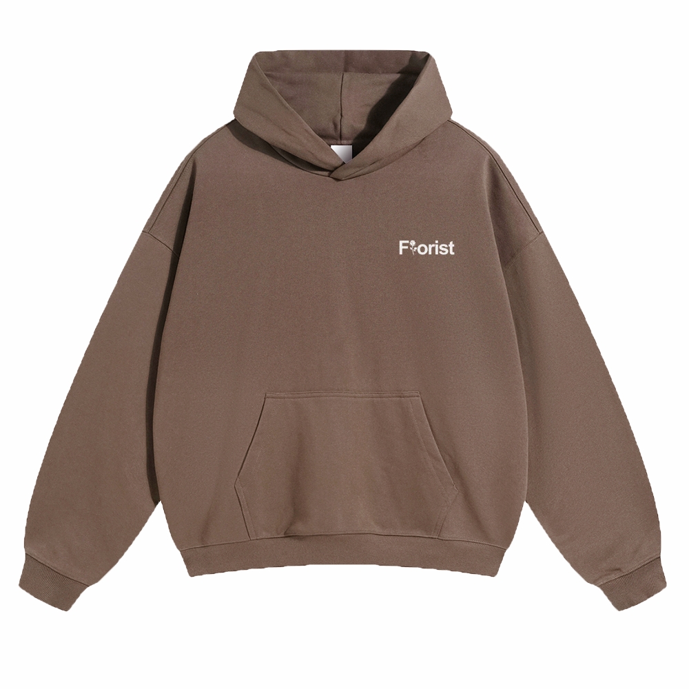 Florist Pattern Unisex Casual Anime Print Hoodie-moweekender