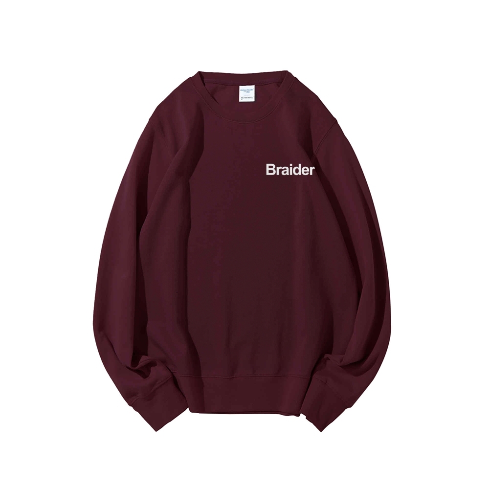 Braider Artist Casual Crewneck Sweatshirt-moweekender