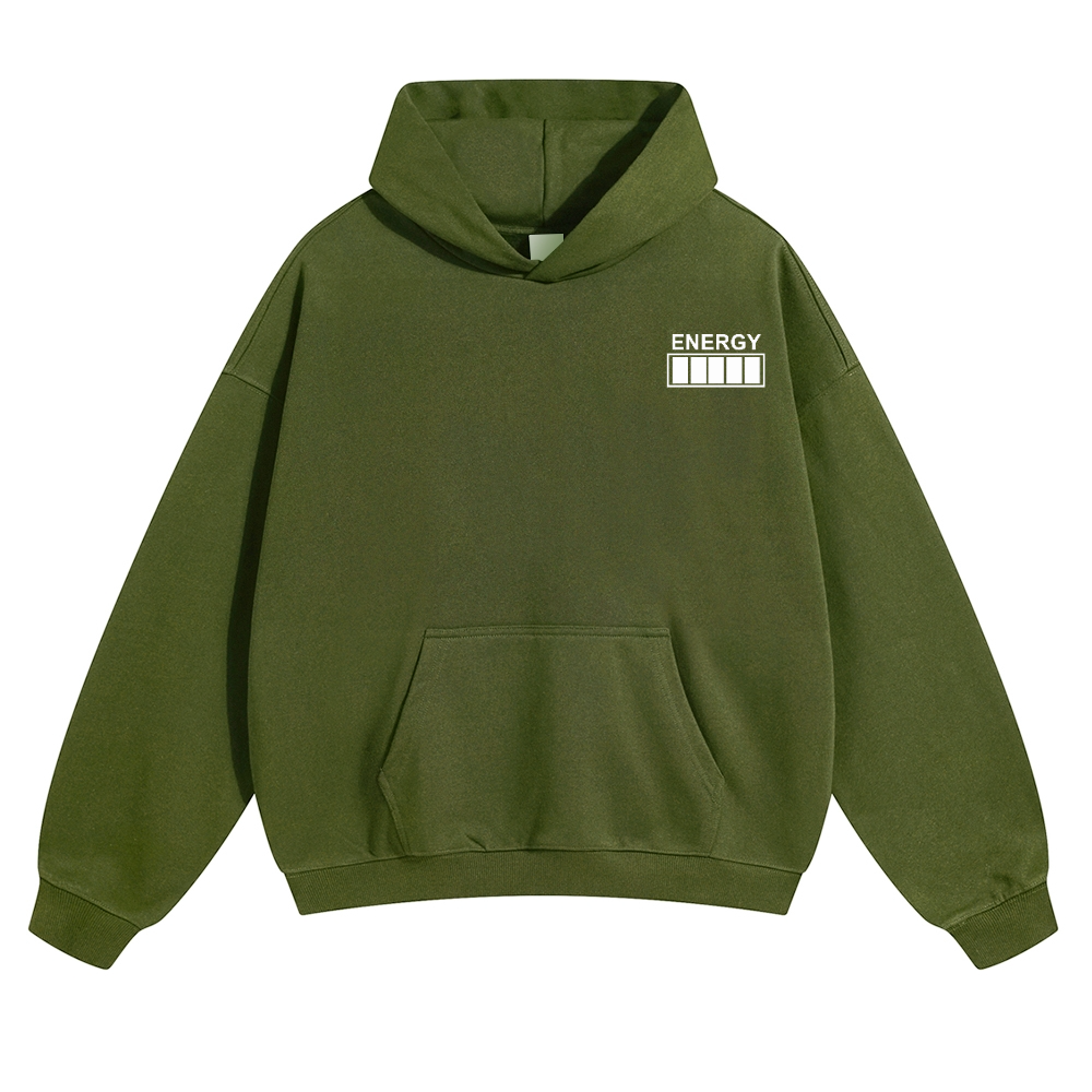 QR Code Customized Unisex Solid Hoodie