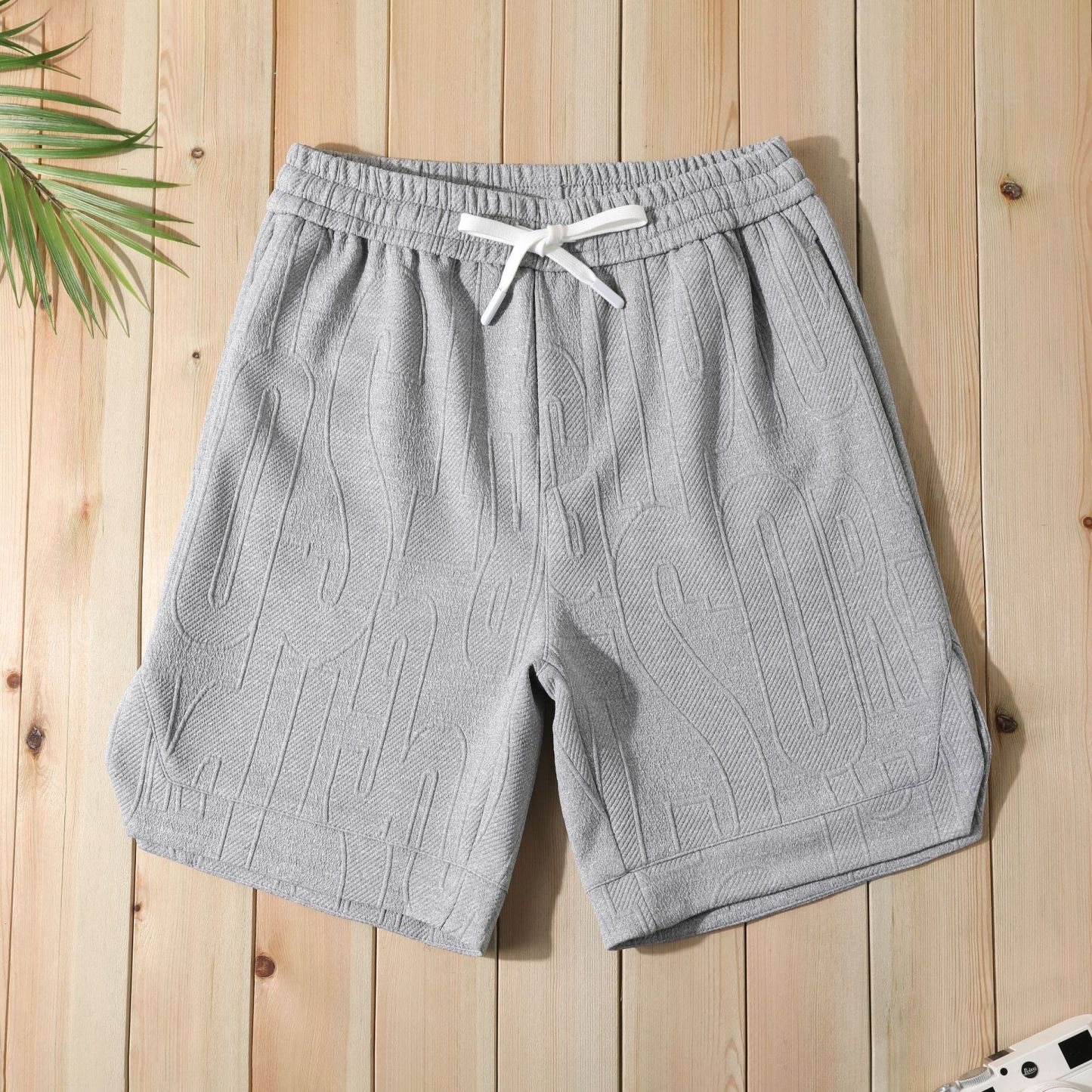 Casual Letter Jacquard Shorts
