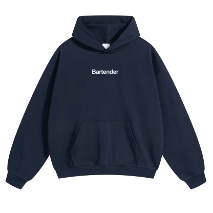 Bartender Unisex Casual Anime Print Hoodie-moweekender