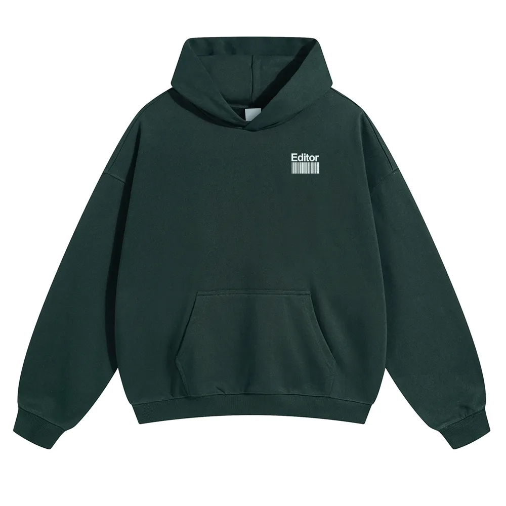 Editor Unisex Casual Anime Print Hoodie-moweekender