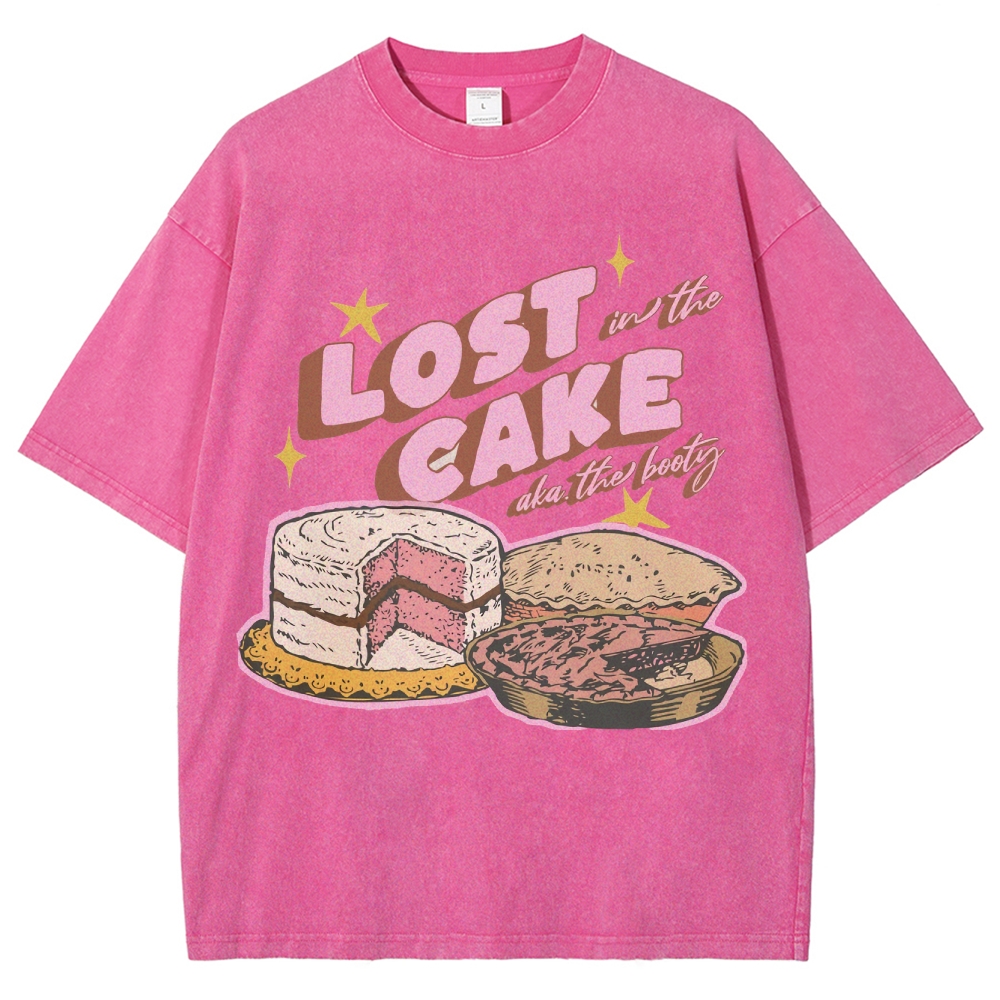 Lost in the Cake Vintage Snowflake Washed T-Shirt-moweekender