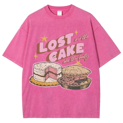 Lost in the Cake Vintage Snowflake Washed T-Shirt-moweekender