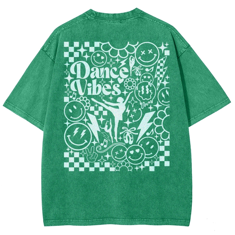 dance vibes Unisex Fit Washed T-Shirt-moweekender