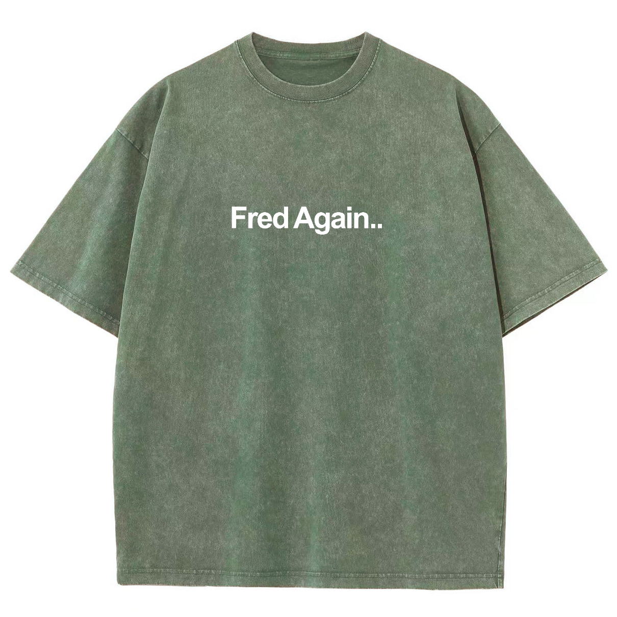 Fred Again Unisex Fit Washed Oversized T-Shirt-moweekender