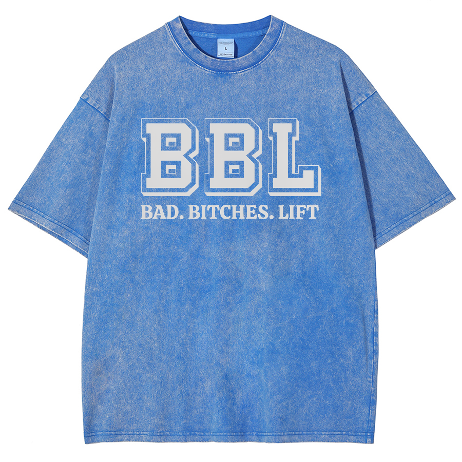 BBL Unisex Fit Washed Oversized T-Shirt-moweekender