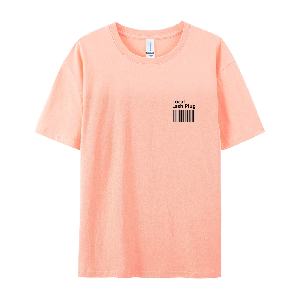Local Lash Plug Casual Short Sleeve T-Shirt-moweekender