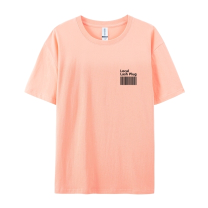 Local Lash Plug Casual Short Sleeve T-Shirt-moweekender