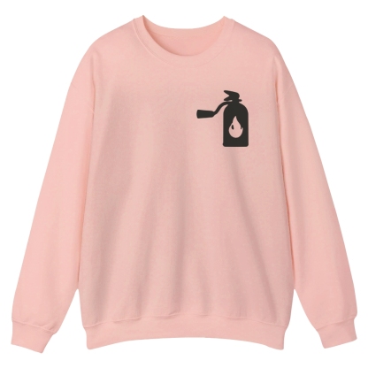 Firefighter Casual Crewneck Sweatshirt-moweekender