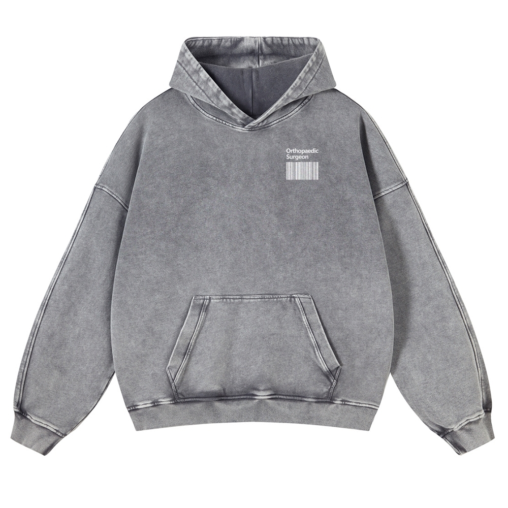 Orthopaedic Surgeon Casual Washed Hoodie