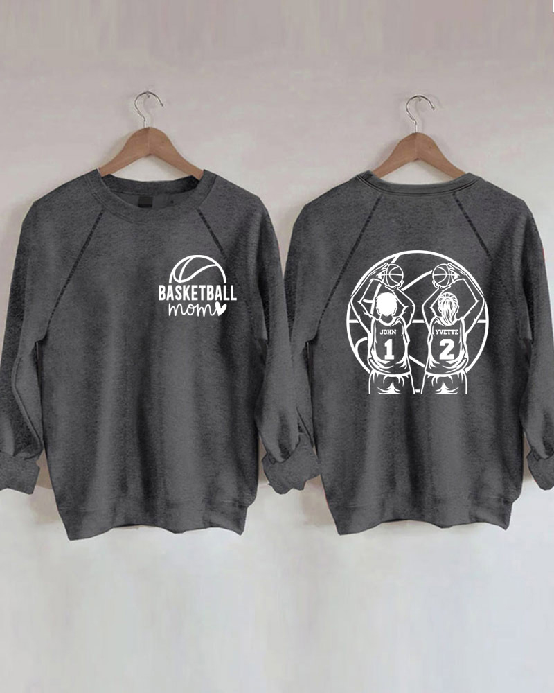 Casual Sport Basketball Printed Sweatshirt-moweekender