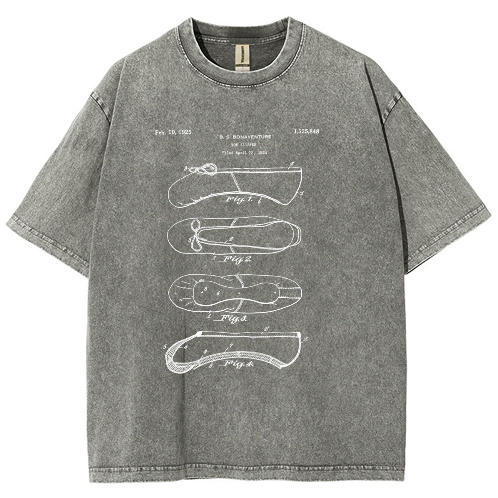 Ballet Unisex Fit Washed T-Shirt-moweekender