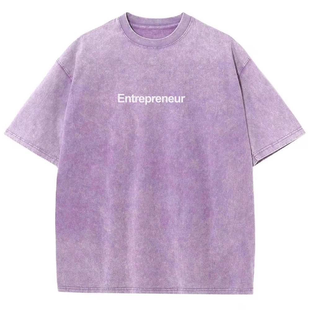 Entrepreneur Unisex Fit Washed T-Shirt-moweekender
