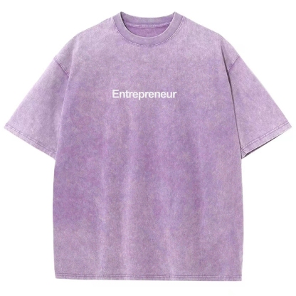 Entrepreneur Unisex Fit Washed T-Shirt-moweekender