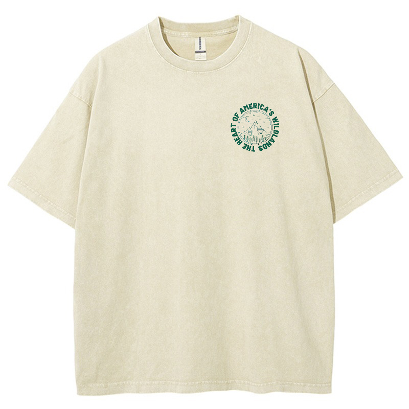 National Parks Vintage Snowflake Washed T-Shirt-moweekender