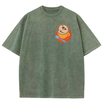 coffee lovers Unisex Fit Washed T-Shirt-moweekender