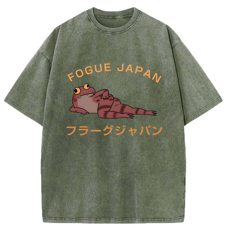 Fogue Funny Washed Vintage T-Shirt-moweekender