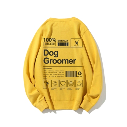Dog Groomer Casual Crewneck Sweatshirt-moweekender