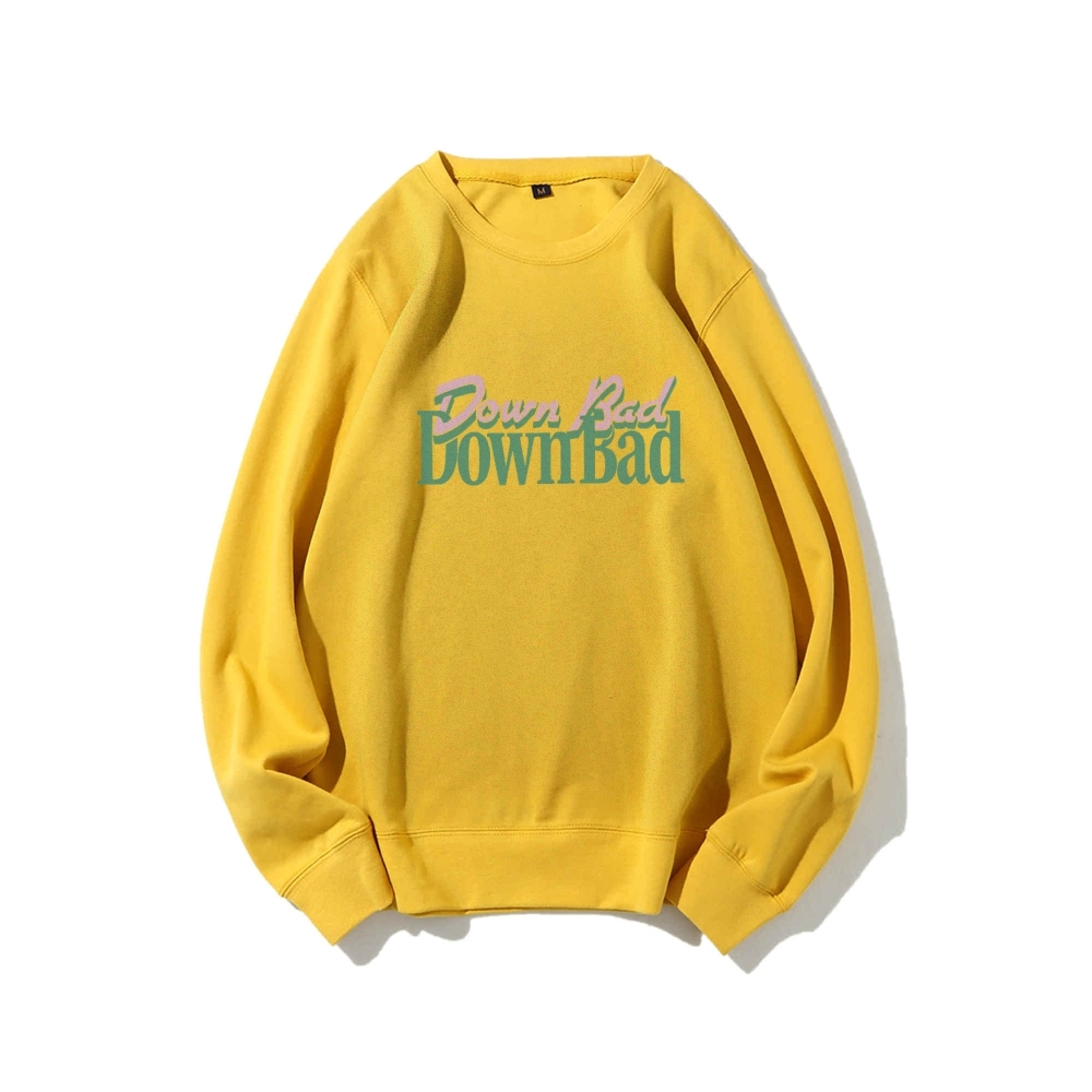 Down Bad Crying At The Gym Casual Crewneck Sweatshirt-moweekender