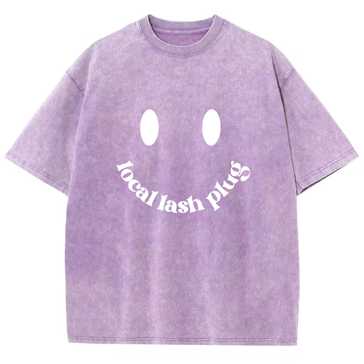 Local Lash Plug Unisex Fit Washed Oversized T-Shirt-moweekender