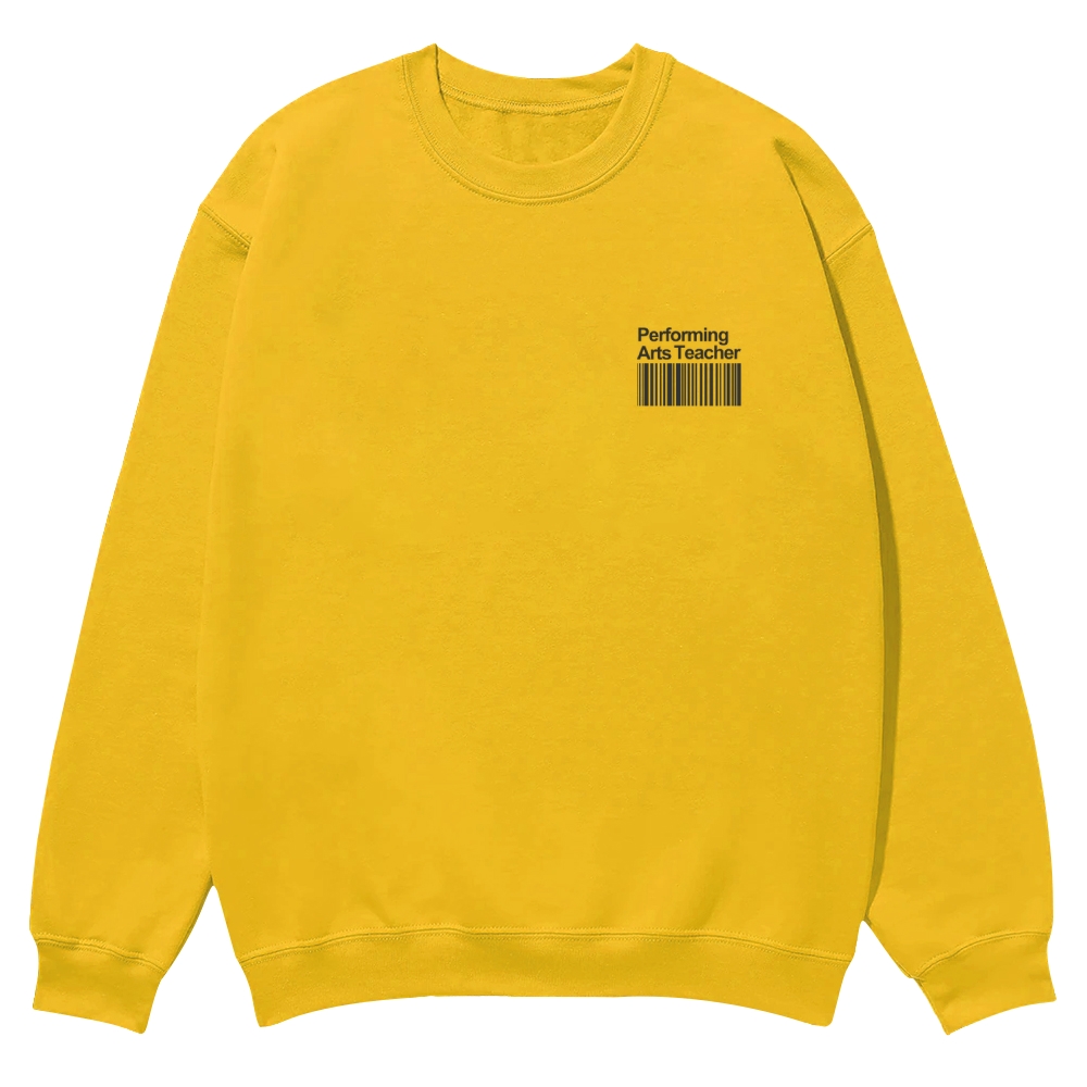 Performing Arts Teacher Casual Crewneck Sweatshirt-moweekender