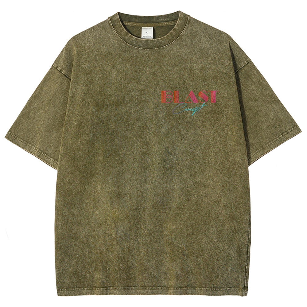 Unisex Fit Washed T-Shirt-moweekender