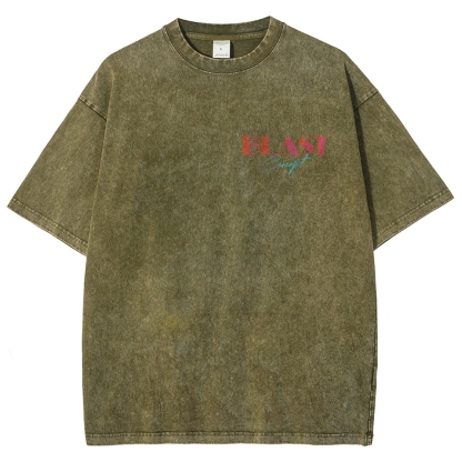 Unisex Fit Washed T-Shirt-moweekender
