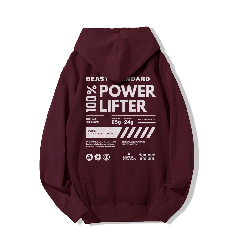Power Lifter Casual Hoodie-moweekender