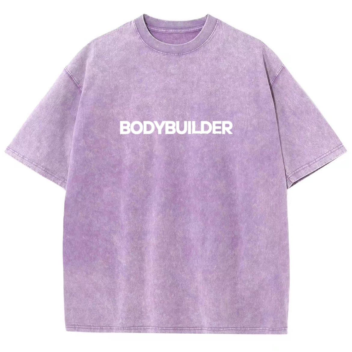 Body Builder Unisex Fit Washed T-Shirt-moweekender