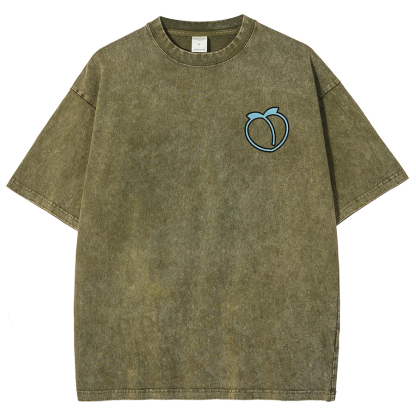 Leave Him And Invest In Your Glotes Unisex Fit Washed T-Shirt-moweekender