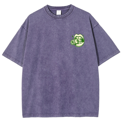 I'm Boring Baby Unisex Fit Washed Oversized T-Shirt-moweekender