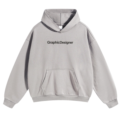 Graphic Designer Unisex Casual Anime Print Hoodie-moweekender