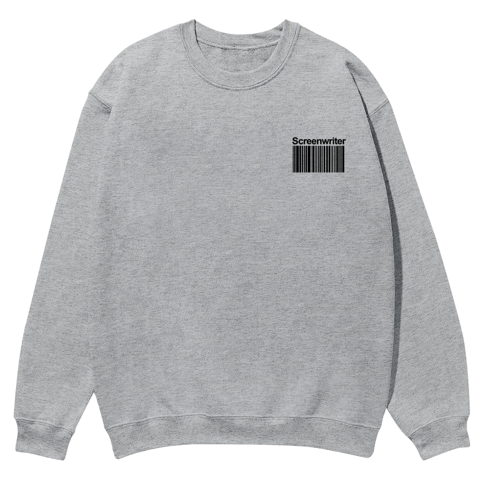 Screenwriter Printed Crew Neck Sweatshirt-moweekender
