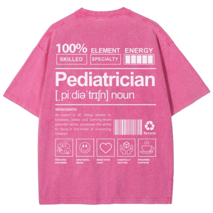 Pediatrician Unisex Fit Washed T-Shirt