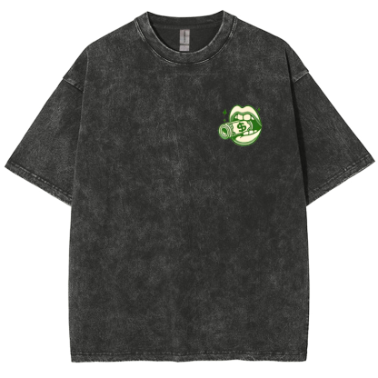 I'm Boring Baby Unisex Fit Washed Oversized T-Shirt-moweekender